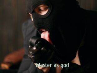 Master_as_god